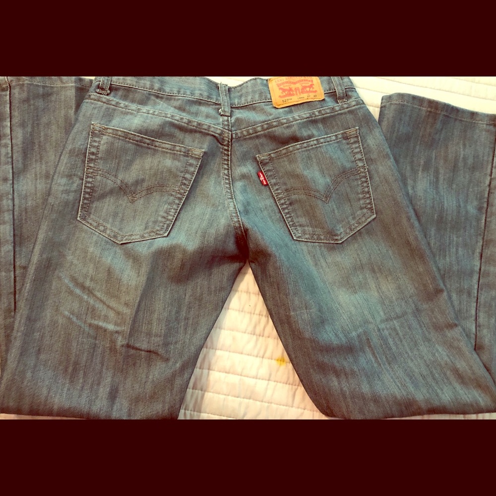 Boys LEVI 527 jeans size 14r 27w 27L like new